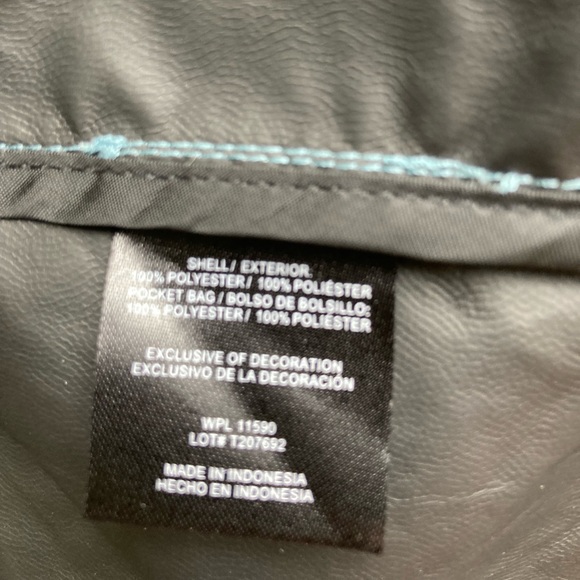 New 32 Degrees Blue Polyester Hoodie Rain Parka  size M - Picture 10 of 13